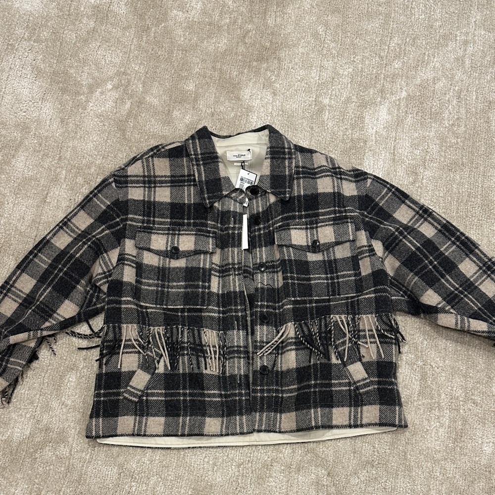 Isabel Marant Etoile filora fringed jacket